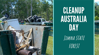 Cleanup Australia - HQP Marys State Forest 2021
