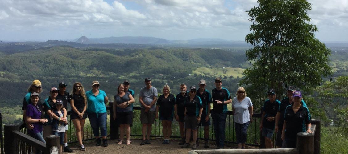 QLD 4x4 Club Members enjoying the view