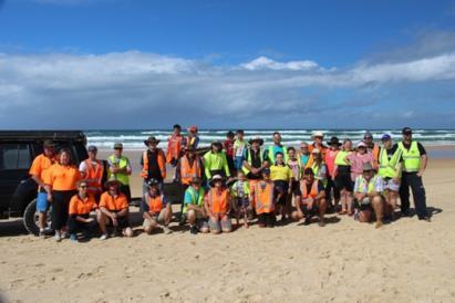 Queensland 4x4 Club Members at Fraser Island Cleanup 2017 QLD4x4 Club at 2017 Fraser Island Cleanup