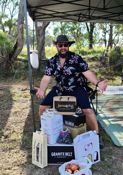 Andys Haul of wines at Stanthorpe