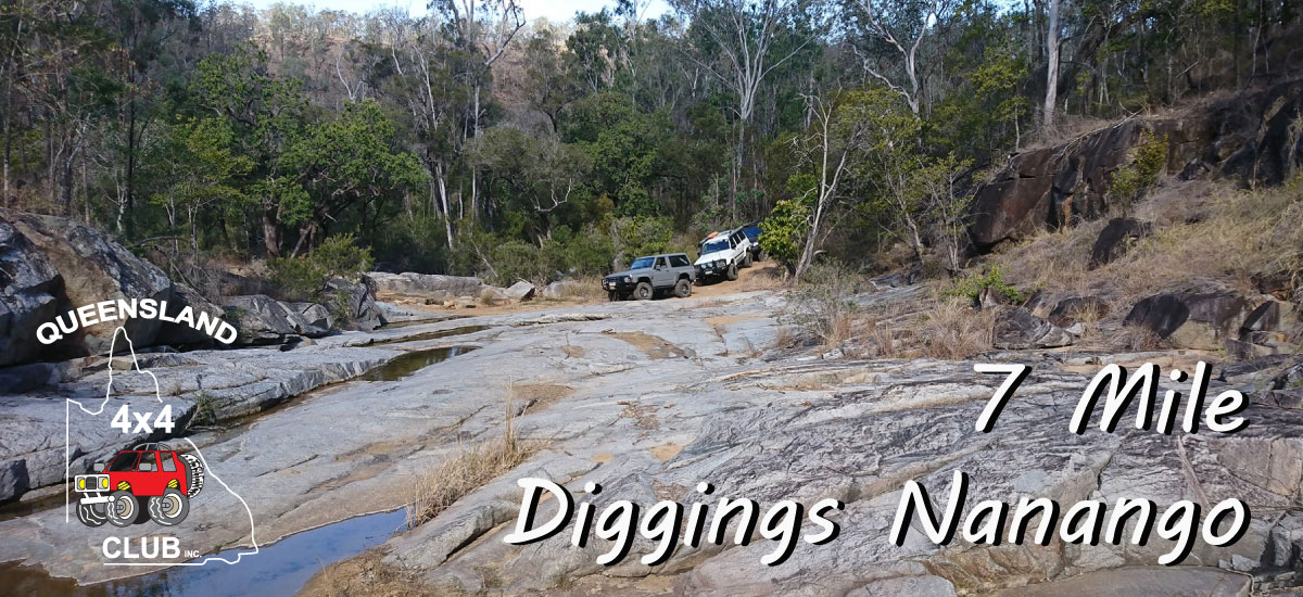 QLD 4x4 Club at 7 Mile Diggings Day Trip Apr 2020